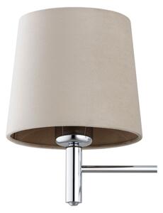 BRILAGI - Lampadario a stelo MONTE 3xE27/60W/230V beige/cromo lucido