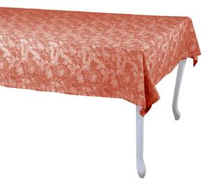 Tovaglia Rettangolare 140x180 cm in Cotone 180 GSM Tessuto Wild Rose Rosso Mattone