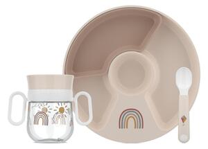 Set da pranzo per bambini in plastica 3 pz Sunshine & Rainbow – Mepal