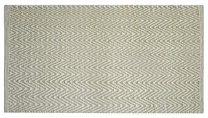 Tappeto Bagno Design Spigato 50x90 cm in Cotone Verde