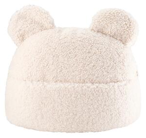 Cuscino per divano da bambini color crema con rivestimento in bouclé Teddy Pouch – Wigiwama