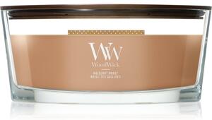 Woodwick Hazelnut Roast candela profumata con stoppino in legno 453.6 g
