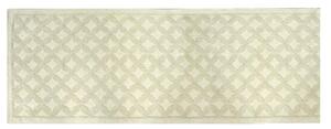 Tappeto Bagno Design Rombi 50x150 cm in Cotone Grigio