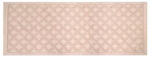 Tappeto Bagno Design Rombi 50x150 cm in Cotone Rosa