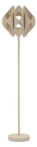 Lampada da terra beige con paralume in metallo (altezza totale 155 cm) Space – Mauro Ferretti