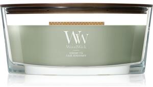 Woodwick Verdant Fig candela profumata con stoppino in legno 453.6 g
