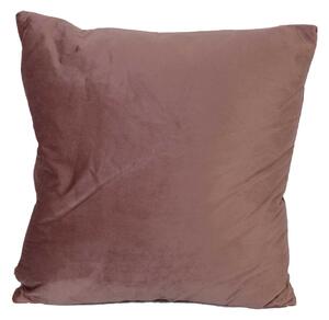 Cuscino Decorativo Quadrato 40x40xh10 cm in Velluto Rosa