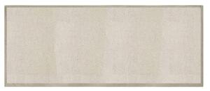 Tappeto Bagno Design Trama Semplice 50x150 cm in Cotone Bianco