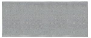 Tappeto Bagno Design Trama Semplice 50x150 cm in Cotone Grigio