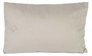 Cuscino Decorativo Rettangolare 35x50xh10 cm in Velluto Grigio