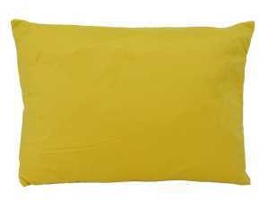 Cuscino Decorativo Rettangolare 35x50xh10 cm in Velluto Giallo