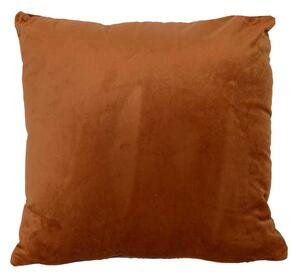 Cuscino Decorativo Quadrato 40x40xh10 cm in Velluto Marrone