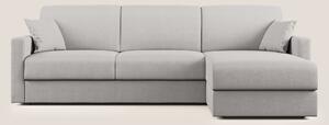 Chris Divano letto angolare con penisola in microfibra smacchiabile T1