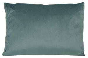 Cuscino Decorativo Rettangolare 35x50xh10 cm in Velluto Verde Salvia