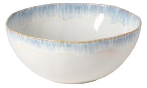 Ciotola bianca/blu in gres ø 28 cm Brisa – Costa Nova