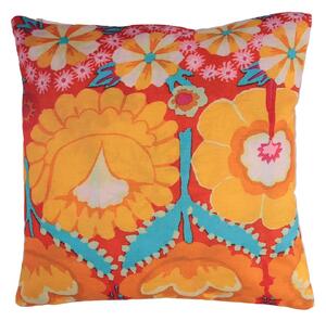 Fodera per Cuscino Decorativo Quadrato 40x40 cm in Tessuto Giallo