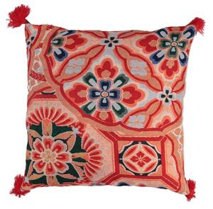 Fodera per Cuscino Decorativo Quadrato 40x40 cm in Tessuto Arancione