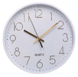 Orologio da Parete Ø30 cm in Plastica Bianco