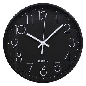 Orologio da Parete Ø30 cm in Plastica Nero