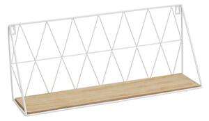 Mensola in bianco e naturale 48 cm - Casa Selección