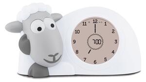 Orologio Pecora Multifunzione 20x12x14 cm con Sveglia Bianco/Grigio