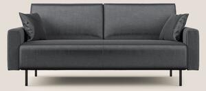 Arthur divano moderno in velluto morbido impermeabile T01 antracite