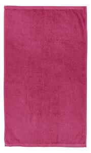 Asciugamano con asciugatura rapida e tipo terry rosa scuro in cotone 50x85 cm Quick Dry – Catherine Lansfield