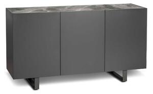Madia 3 Ante 45x150x85 cm in Ceramica Marmo Pegaso Grigrio