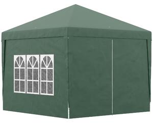 Gazebo Pieghevole 3x3m in Acciaio e tessuto Oxford Verde