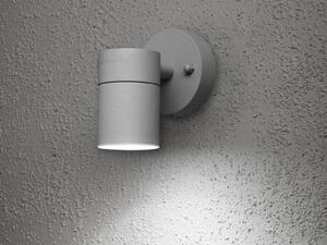 Lampada da parete a LED per esterni, faretto da incasso per facciate, lampada da esterno da 9 cm, grigio
