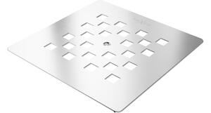 Mexen Stone+ copertura per piatto doccia, inox - 44910001