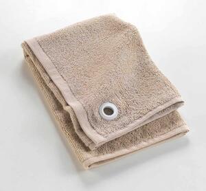 Asciugamano tipo terry beige in cotone 50x50 cm Cuistot – douceur d'intérieur