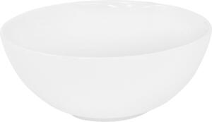 LuxeBath Lavabo Lavabo da appoggio, rotondo, Ø 32x13,5 cm, bianco, Vetroceramica