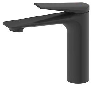 Miscelatore per lavabo – Monocomando – Per montaggio a incasso – Acciaio inossidabile 304 – Corpo valvola in ottone – Acqua calda e fredda – Nero