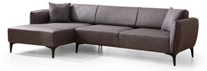 Divano angolare grigio scuro , angolo sinistro - Belissimo - Balcab Home