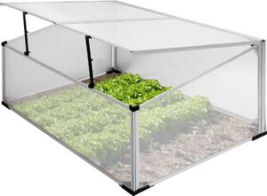 ECD Germany Serra fredda con tetto a due pezzi, 100x60x40 cm, 0,6m²
