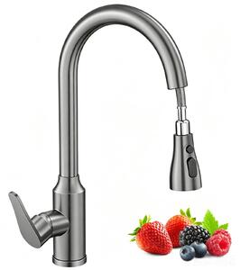 Rubinetto da cucina con doccetta estraibile e 3 modalità