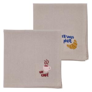 Set di tovaglioli in tessuto 2 pz 40x40 cm Bistro – Södahl