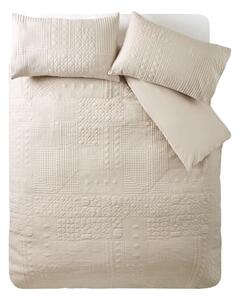 Set copripiumino e federa beige per letto matrimoniale 200x200 cm Folkstone Geo – Catherine Lansfield