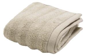 Asciugamano tipo terry beige in cotone 30x50 cm Maya – douceur d'intérieur