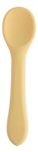 Cucchiaio da bambini giallo in silicone – Orion