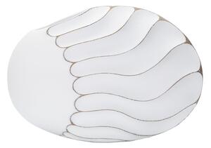 Vaso Lines 41x27x12 cm in Poliresina Bianco