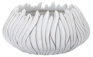 Vaso Gaspeau Honduras 40x20x40 cm in Poliresina Bianco