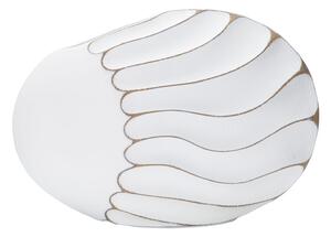 Vaso Lines 34x24,5x11,5 cm in Poliresina Bianco