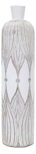 Vaso Atene 15x60x15 cm in Poliresina Bianco