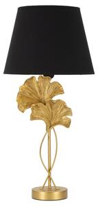 Lampada da Tavolo Flow 30x63x30 cm in Ferro Oro/Nero