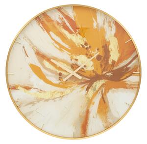 Orologio da Parete Toply 5x80x5 cm in Vetro MDF e Metallo Multicolor