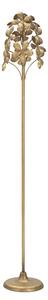 Porta Candele Flowy 17x93x17 cm in Ferro Oro