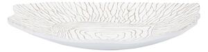 Piatto Svuota Tasche 37x6x34 cm in Poliresina Bianco