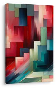 Quadro su tela – Blocchi di colore e ombre